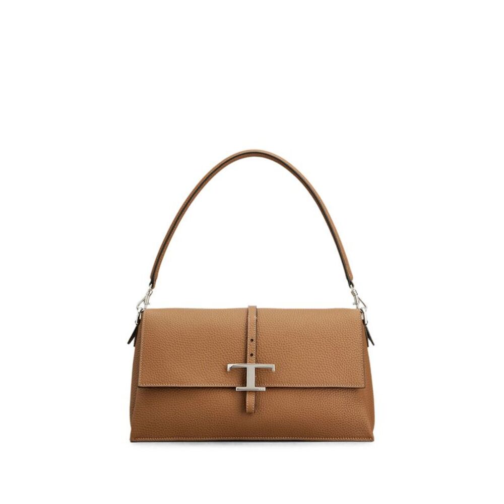 T Timeless Small Leather Flap Bag Women